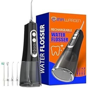 Infiwarden Cordless Water Flosser 1500mAh Waterproof Portable Dental Cleaner
